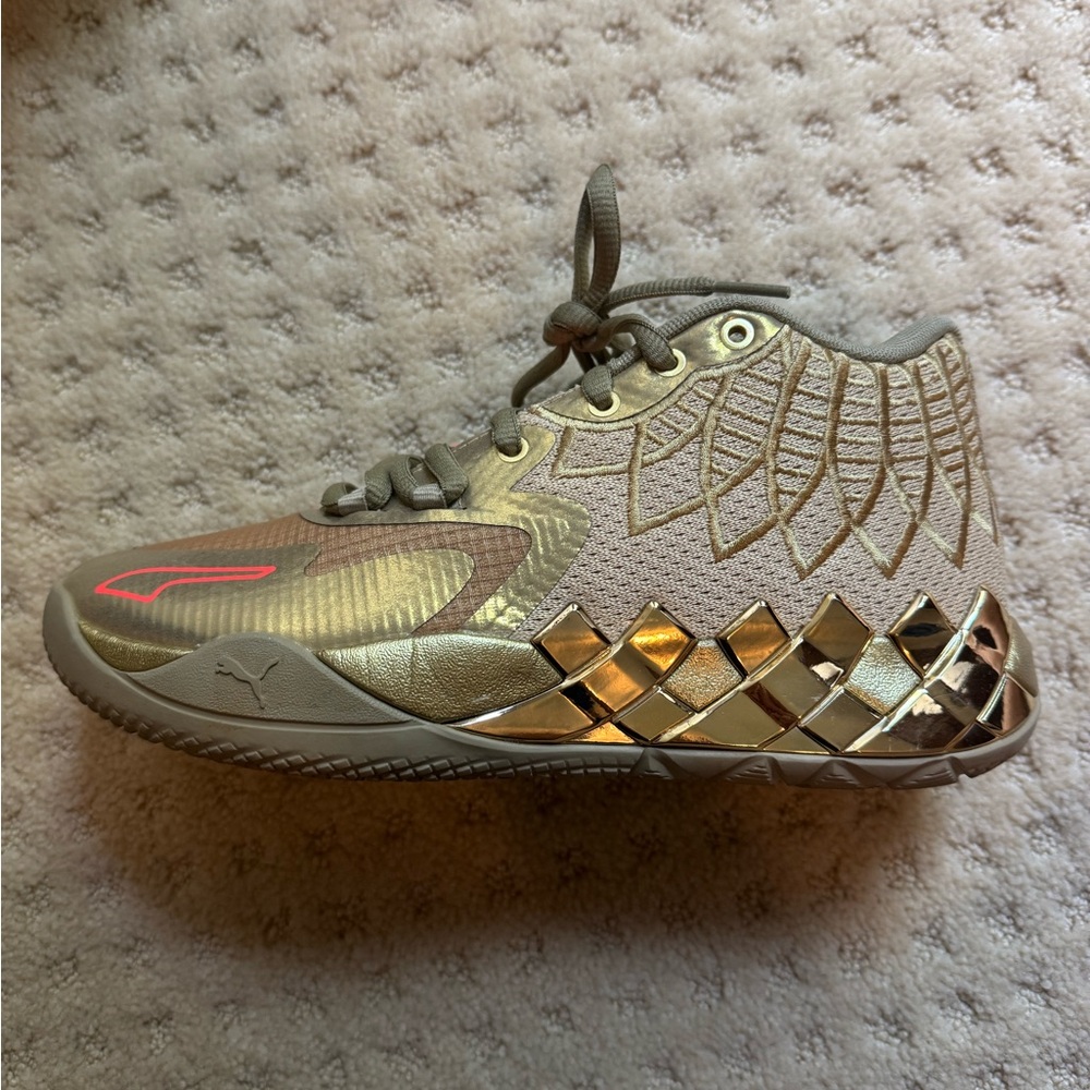 Gold La Mello Ball kids Sneakers